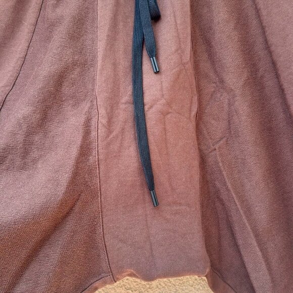 Daniel Patrick Large Men's Sweat Shorts Brown New Designer - Picture 2 of 6